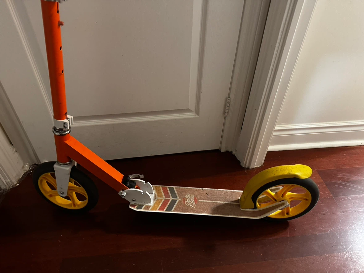 Pulse kick scooter orange and white - photo 2