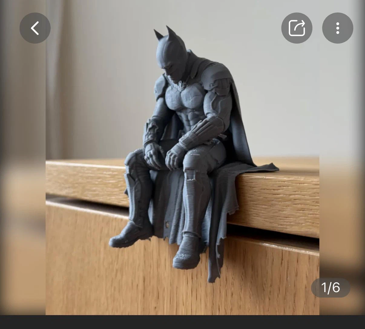 3D Printed Batman and F1 Logo Figures