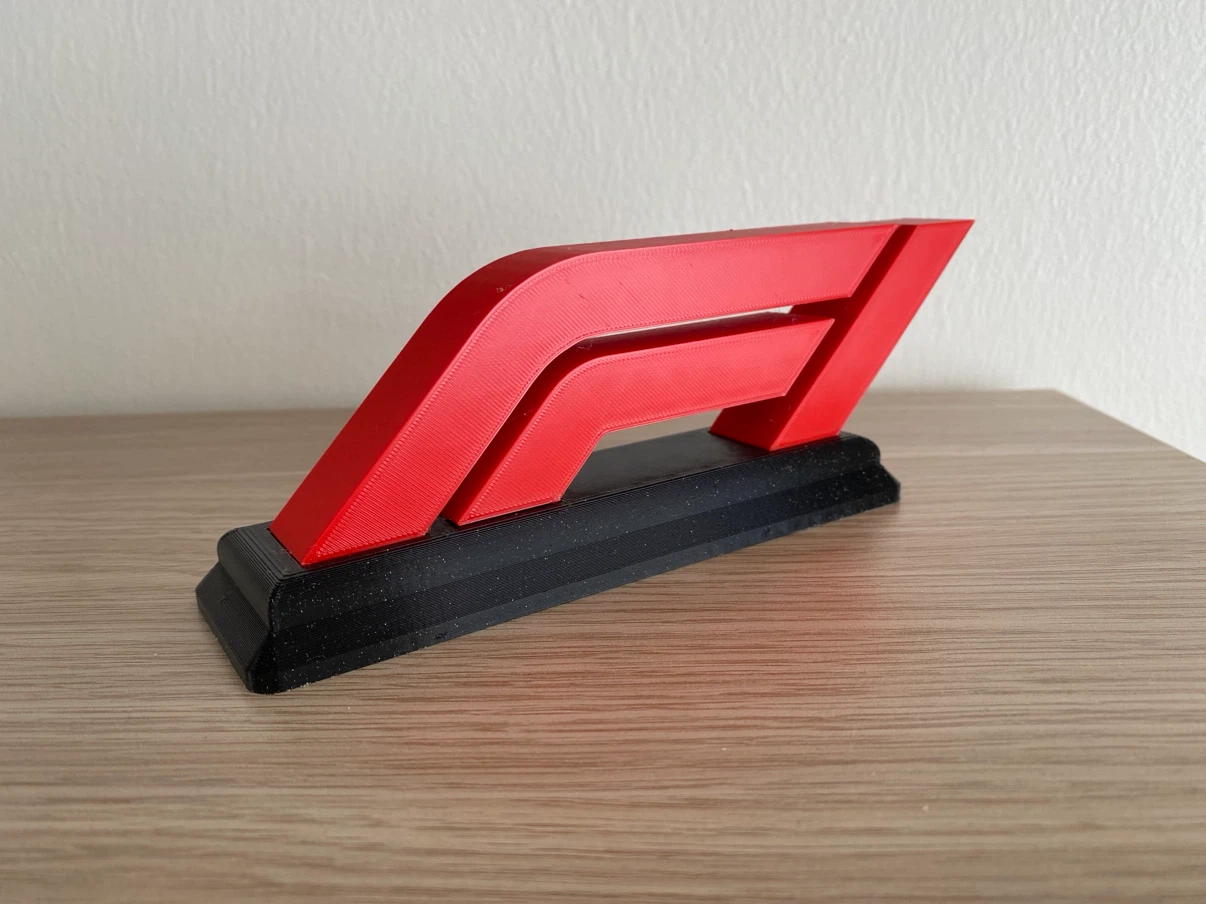 3D Printed Batman and F1 Logo Figures - photo 2