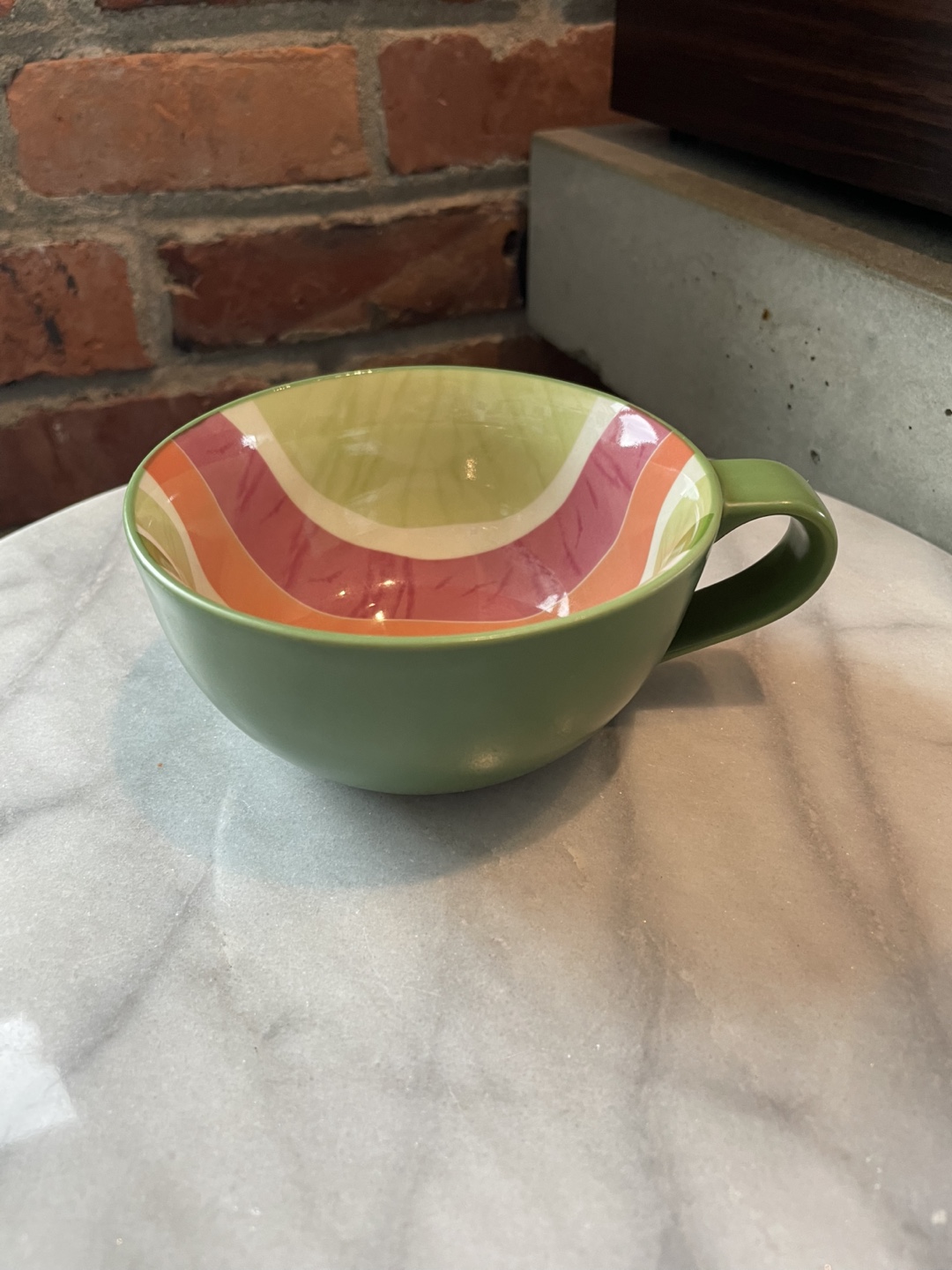 Green Striped Mug - photo 2