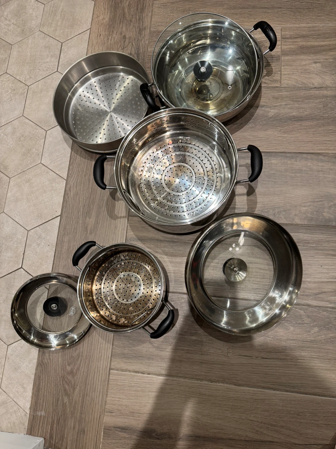 Free.  Steamer and soup pot