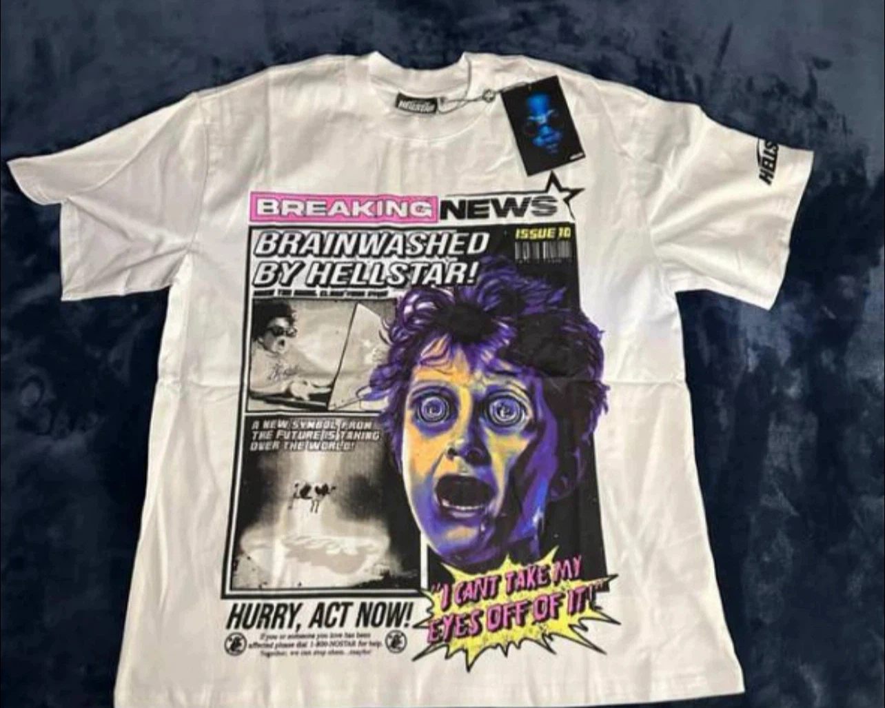 Hellstar Brainwashed Breaking News T-Shirt