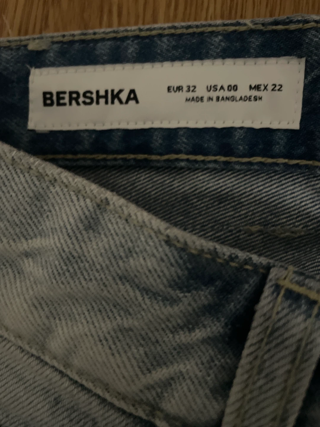 Bershka Wide Leg Jeans Light Wash - photo 3
