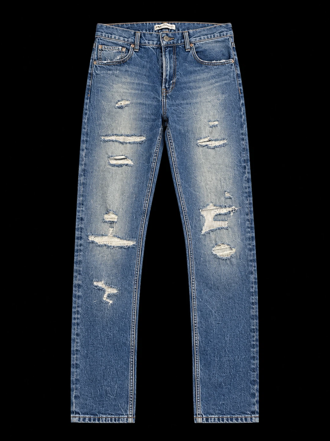 Zara Distressed Slim Fit Jeans