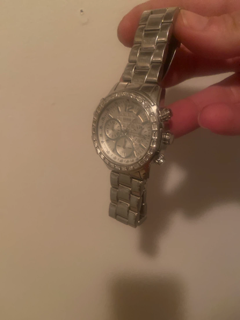 GUESS Chronograph Silver-Tone Watch - photo 3