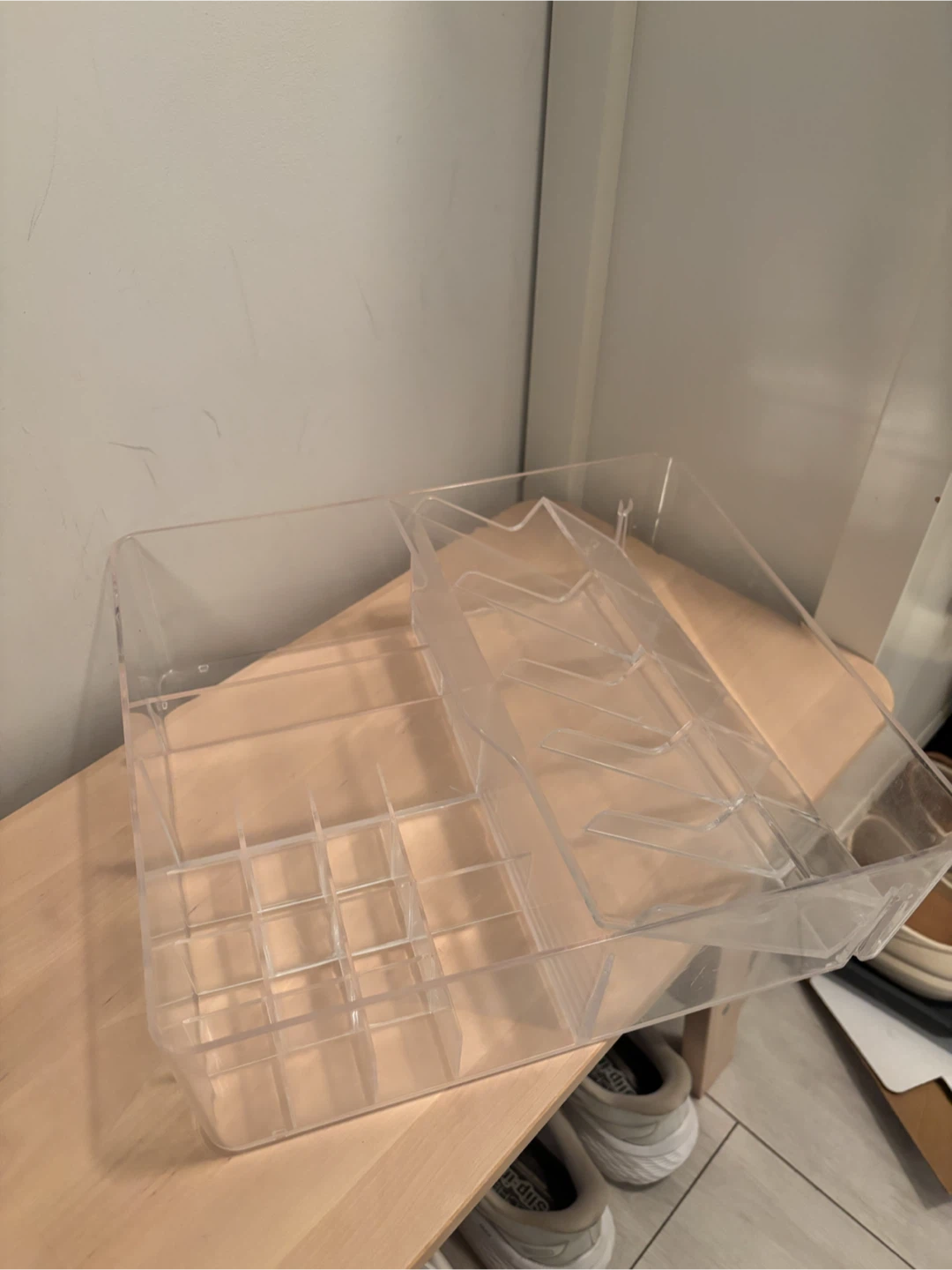 IKEA Clear Acrylic Cosmetic Organizer