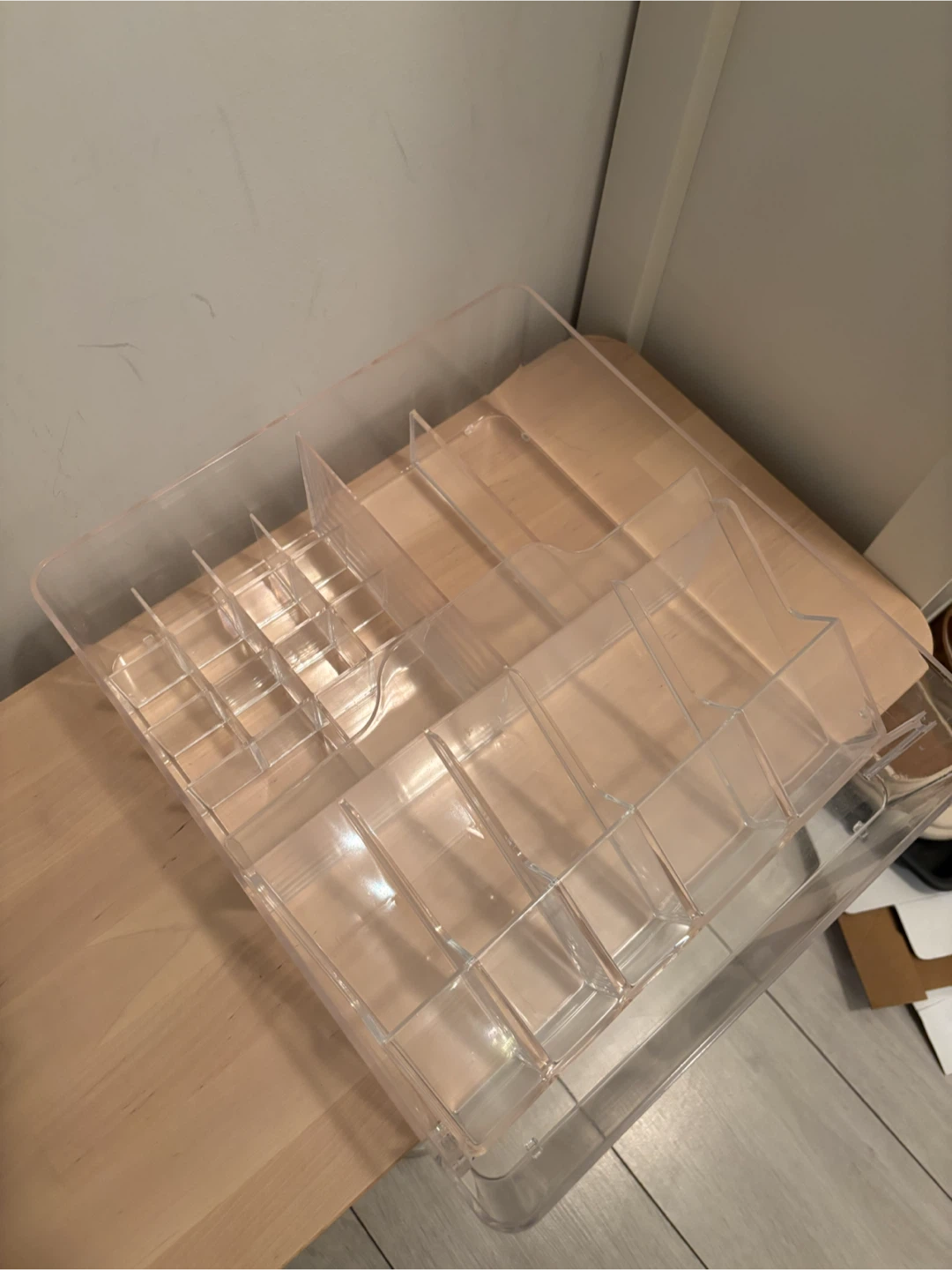 IKEA Clear Acrylic Cosmetic Organizer - photo 2