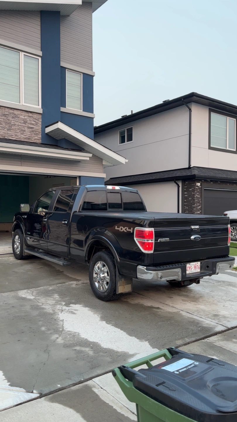Black Ford F-150 Truck