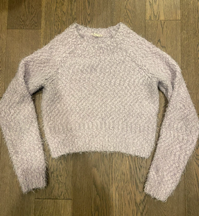 Ladies Cropped Eyelash Sweater XS - Garage Clothing