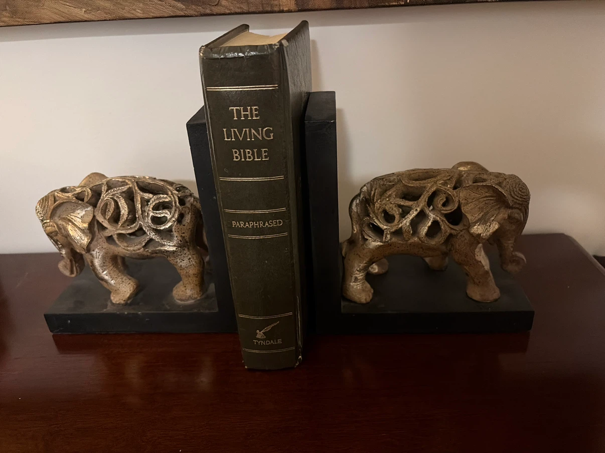 Decorative Elephant Bookends - photo 3