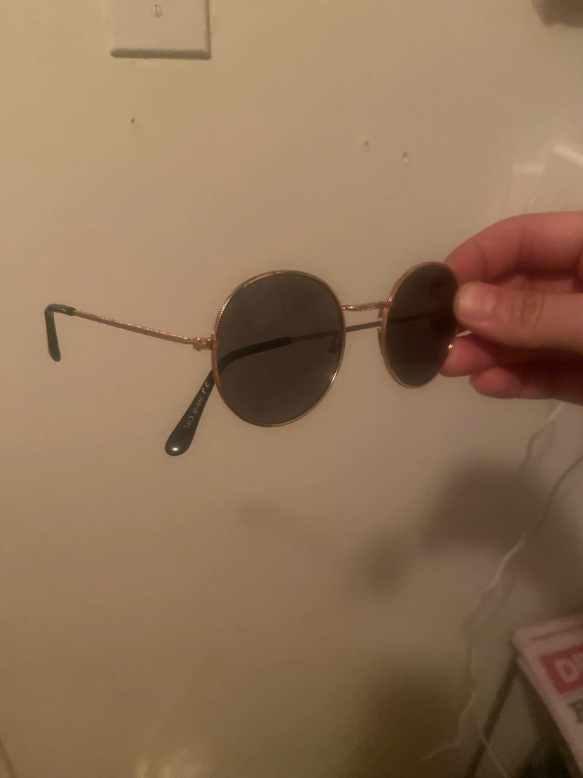 Gold Round Sunglasses - photo 2