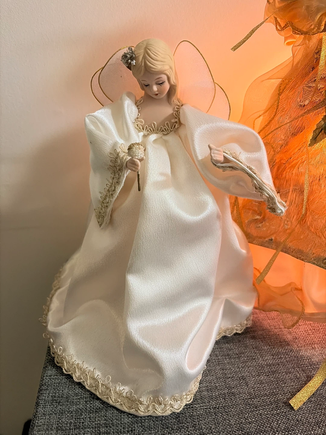 Porcelain Angel Tree Topper