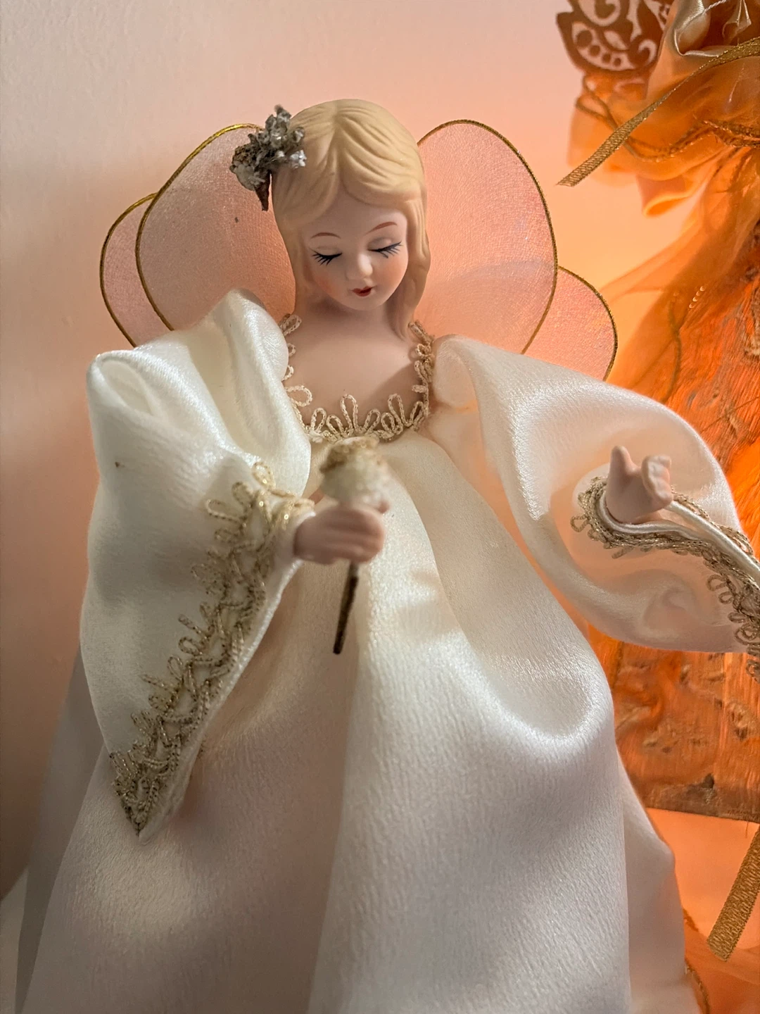 Porcelain Angel Tree Topper - photo 2