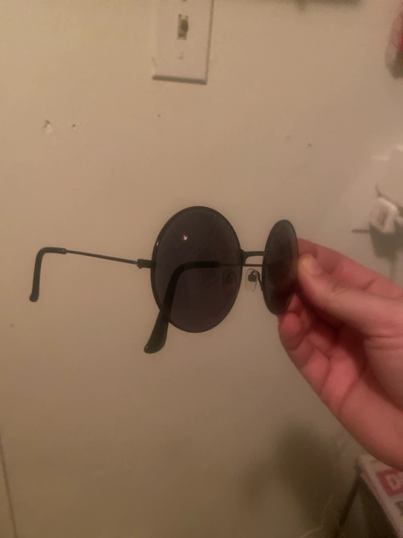 Black Circular Frame Sunglasses - photo 2