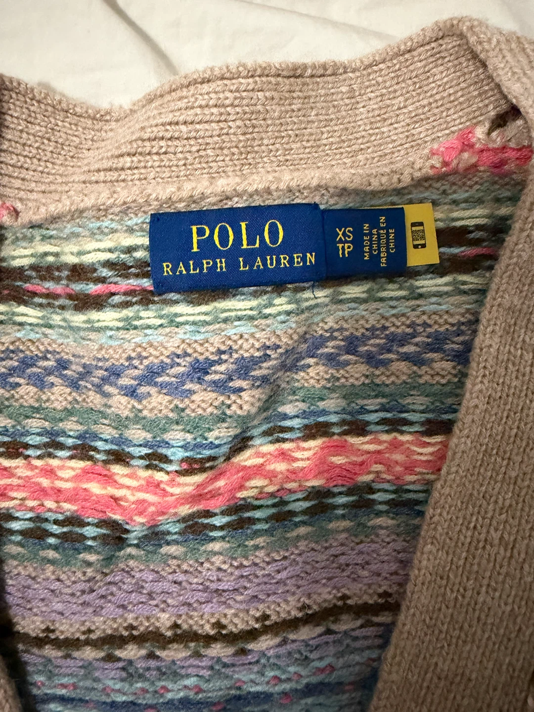 Polo Ralph Lauren Fair Isle Wool-Blend Cardigan Size XS - photo 2