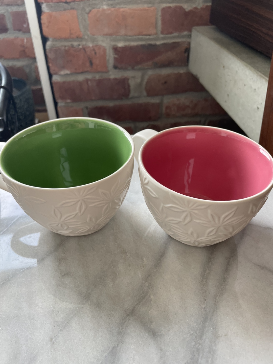 Floral Mug Pair