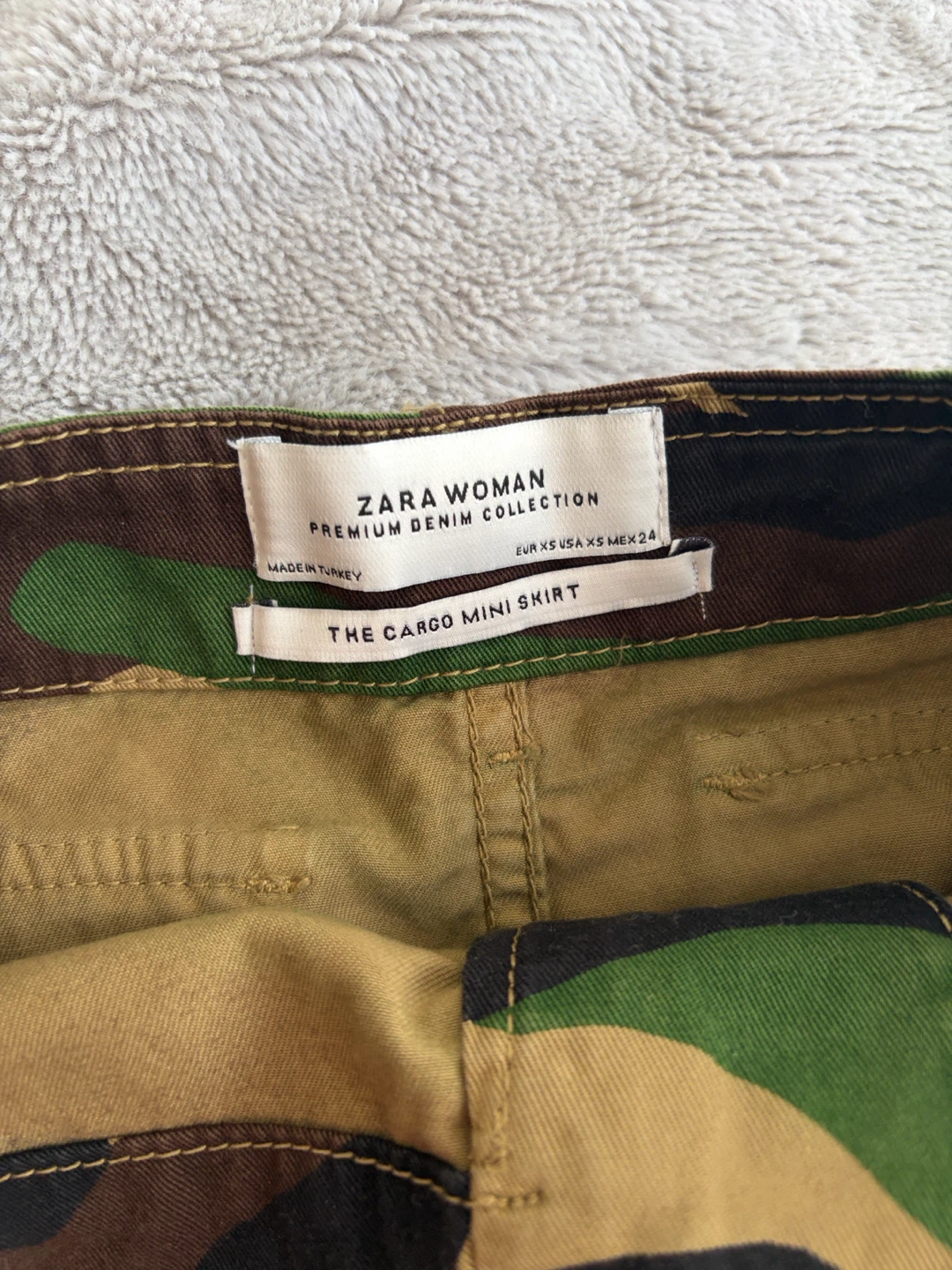 ZARA/The Cargo Mini Skirt - Camouflage - photo 2