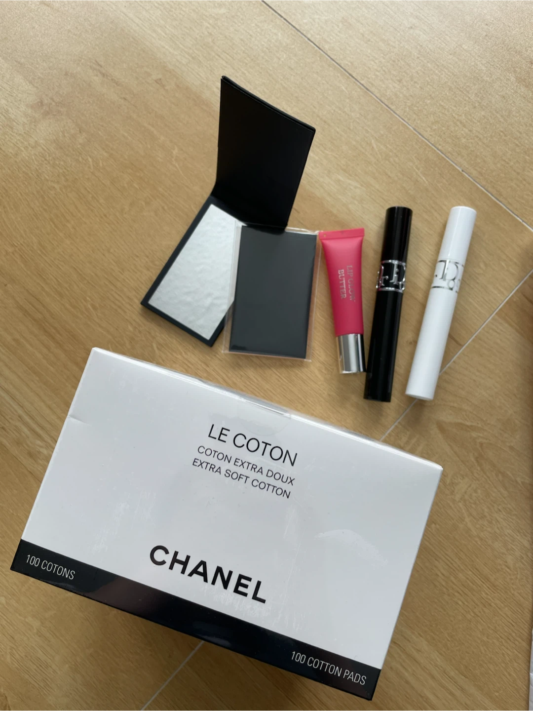 Chanel Le Coton Extra Soft Cotton Pads and Dior Beauty Items