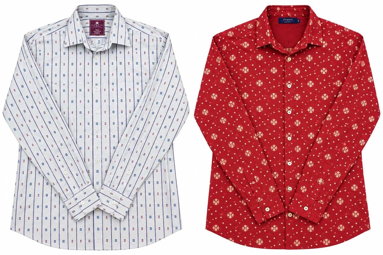 Men's Long-Sleeve Button-Up Shirts