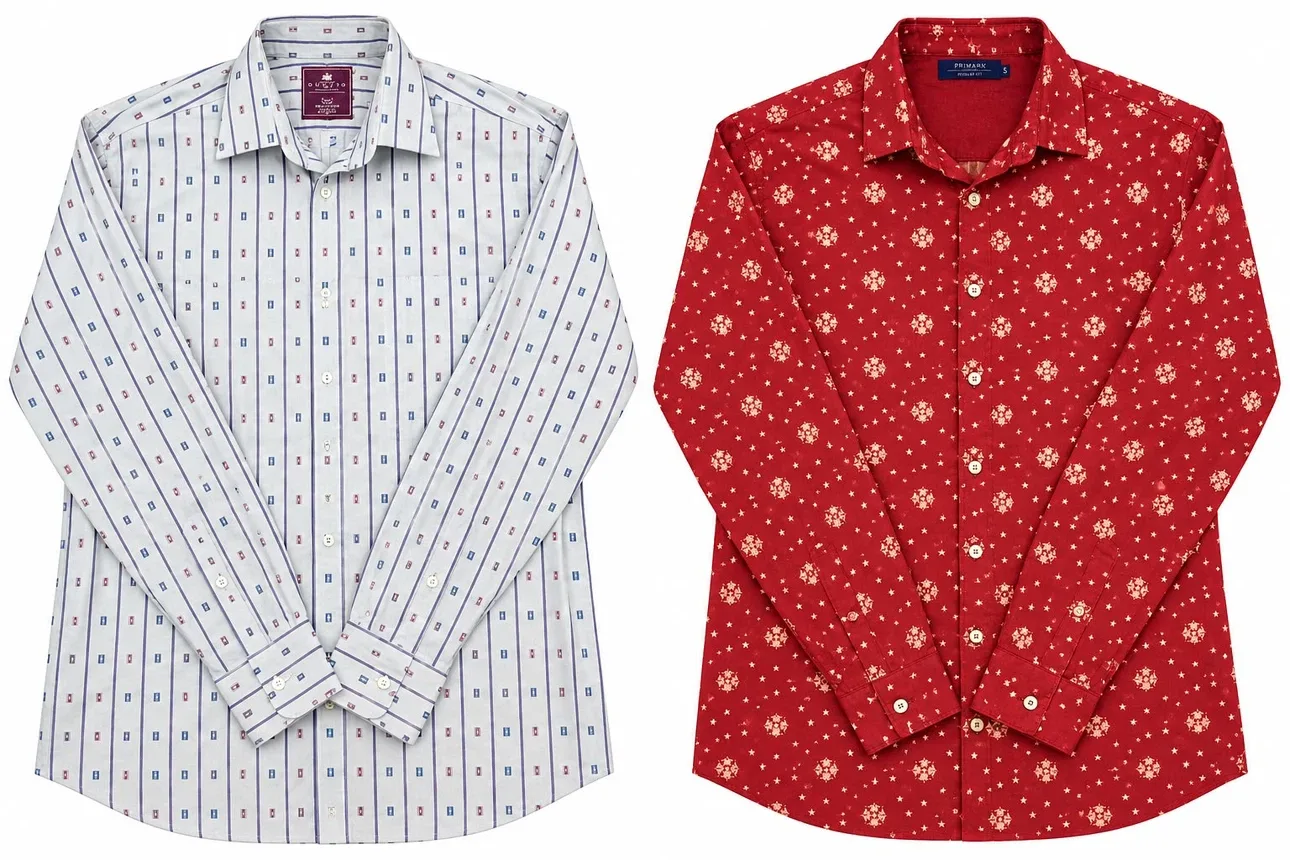 Men's Long-Sleeve Button-Up Shirts