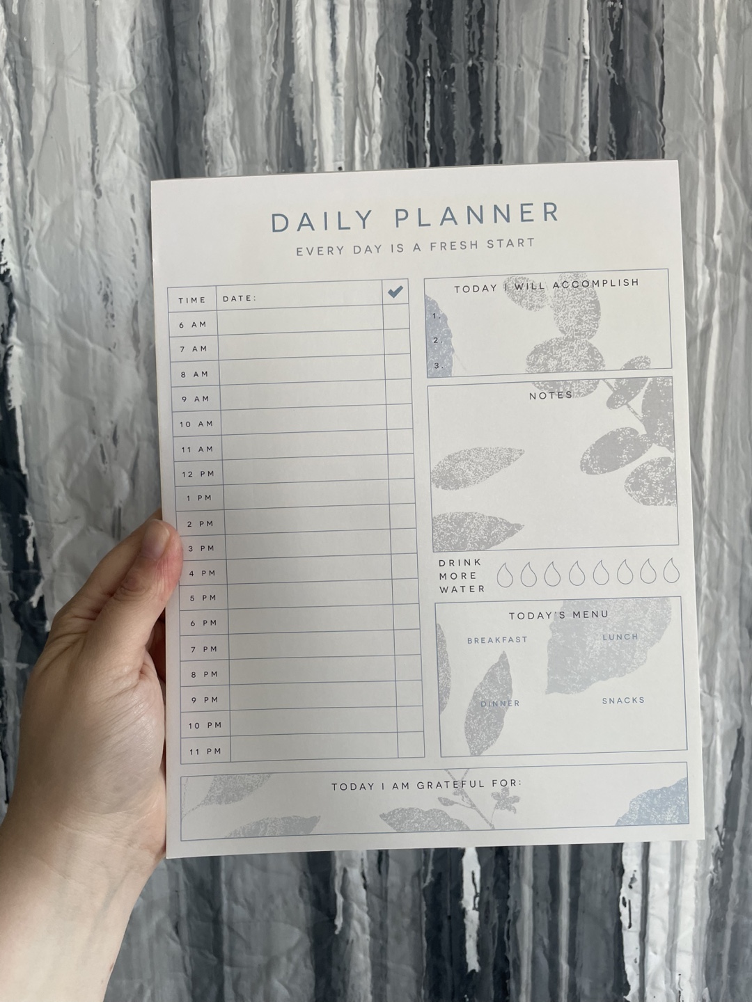Daily Planner Sheets