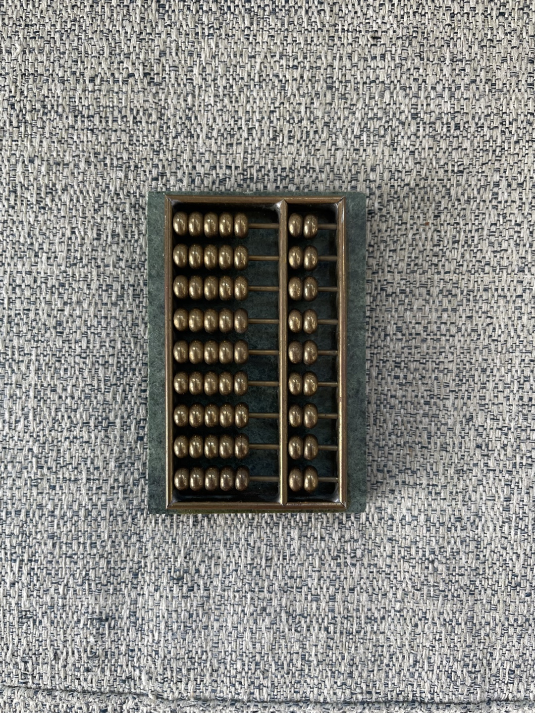 Vintage Brass Abacus on Marble