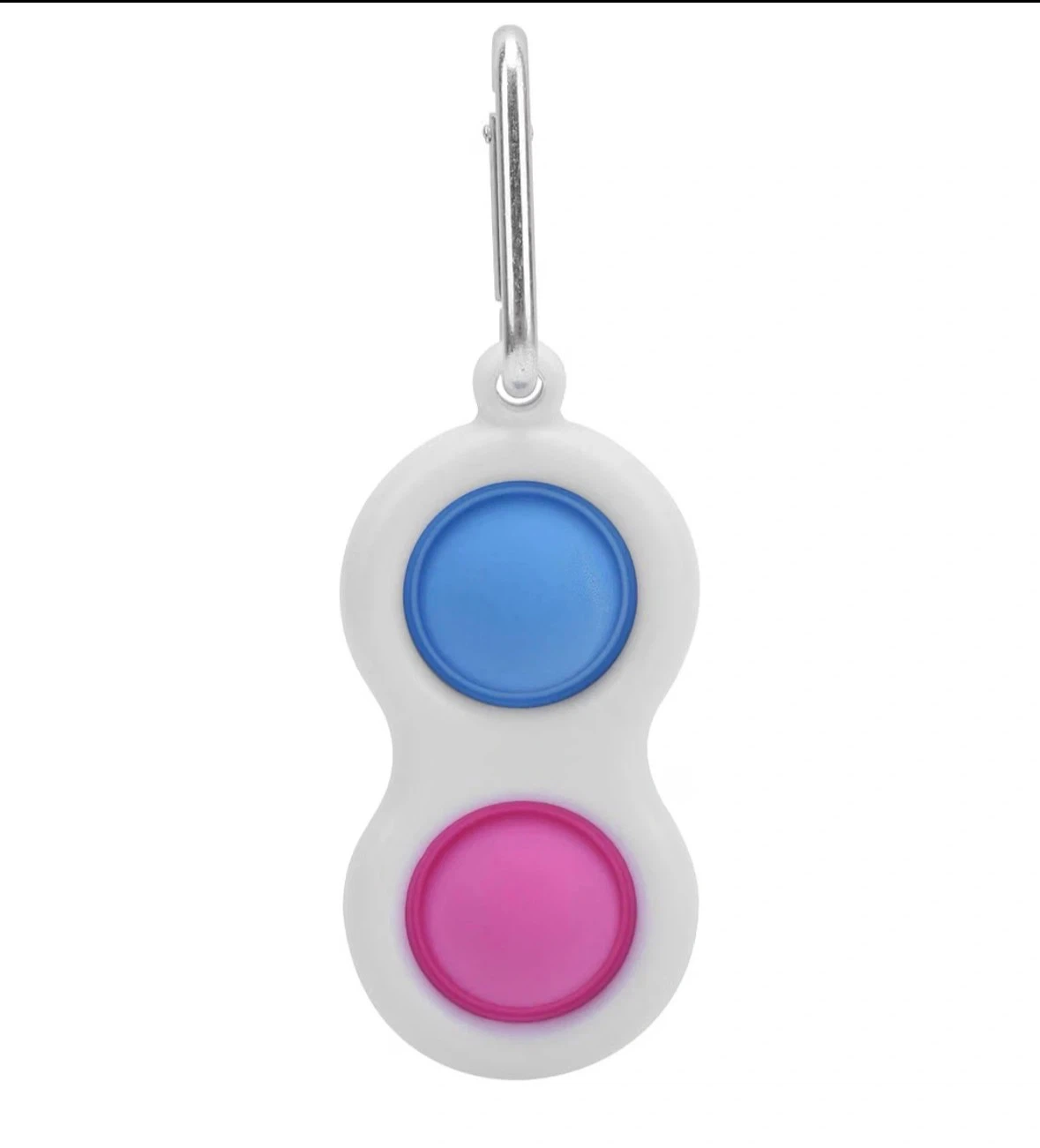 Push Bubble Keychain Toy, Stress Relief Sensory Fidget - photo 2