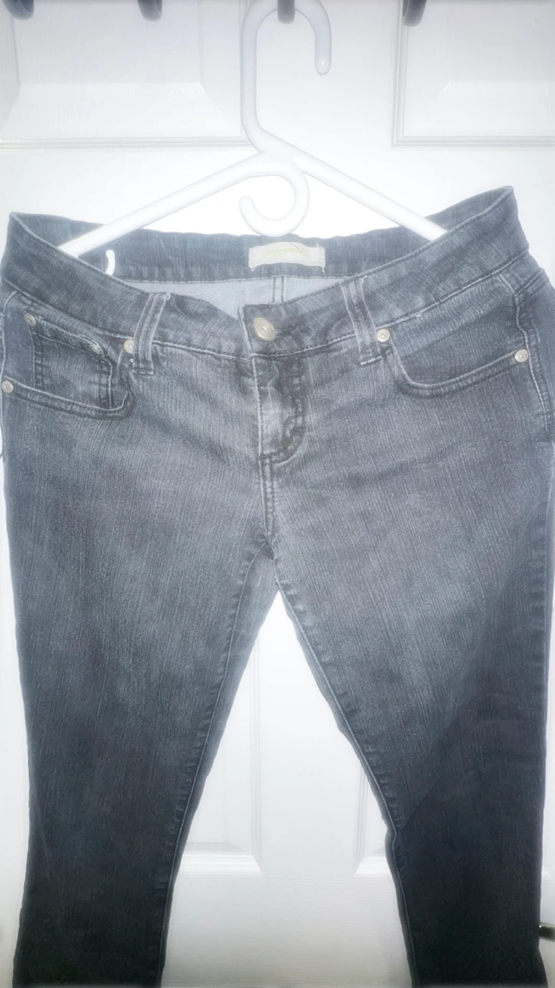 Y2K Dark Wash Embroidered Jeans