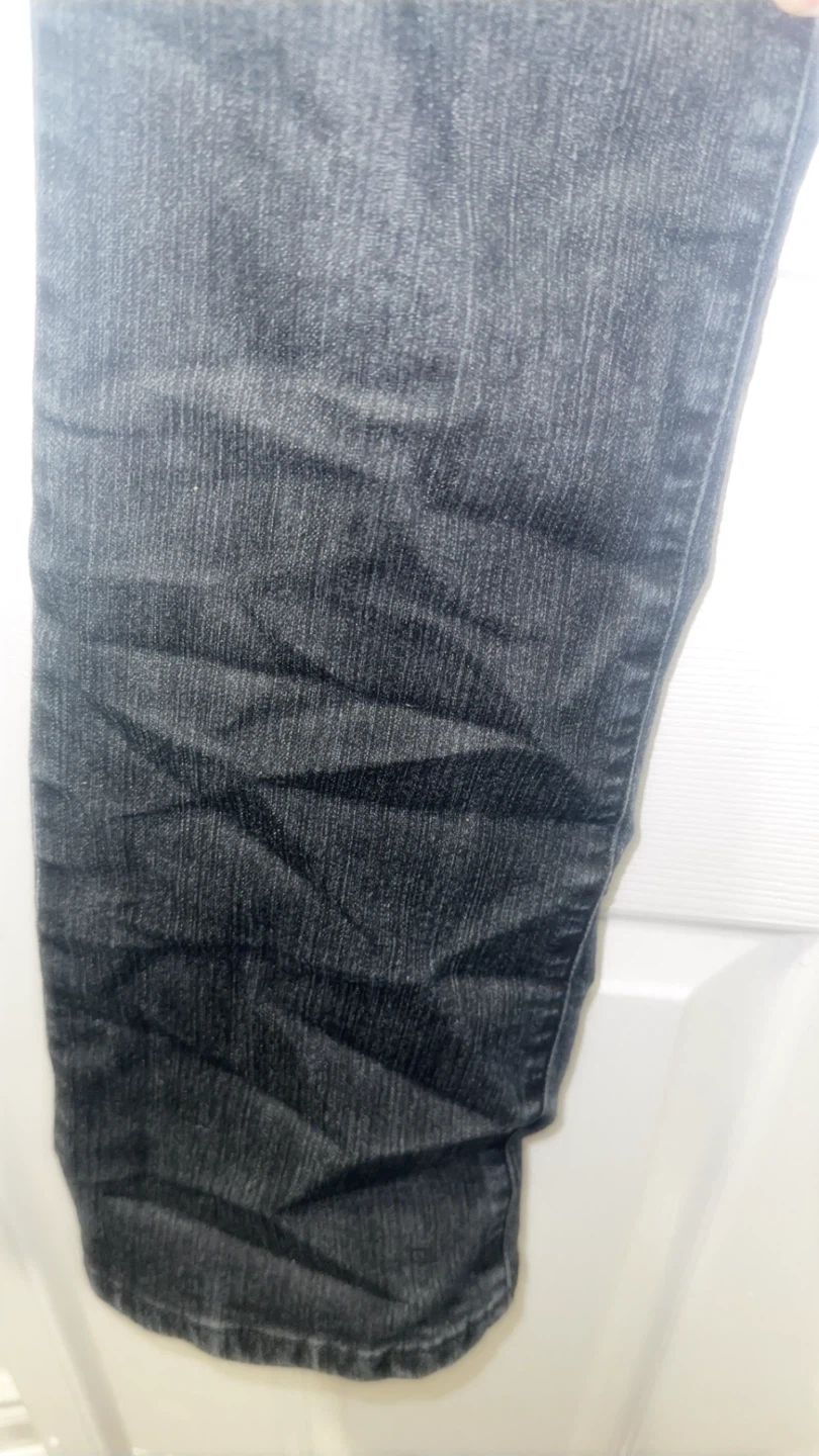 Y2K Dark Wash Embroidered Jeans - photo 3