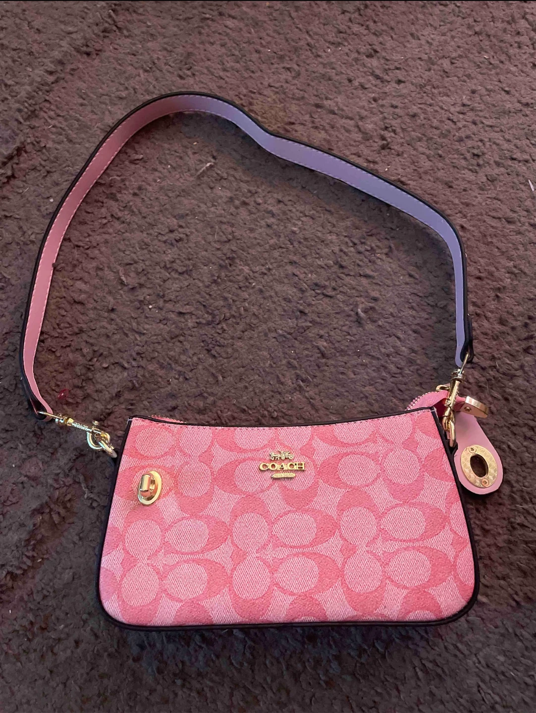 Coach Pink Signature SET   Bag, Wallet, and Cardholder Set - photo 3