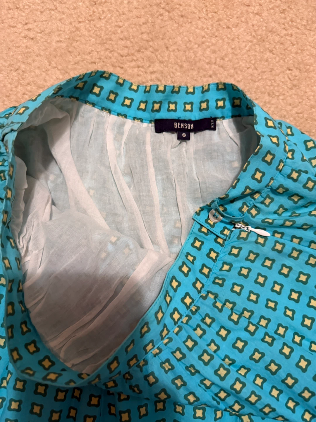 Benson N.Y.C. Printed Cotton Skirt - photo 3