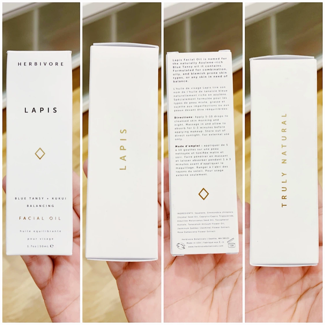 HERBIVORE BOTANICALS LAPIS BALANCING FACIAL OIL 50ML - BNIB - photo 2