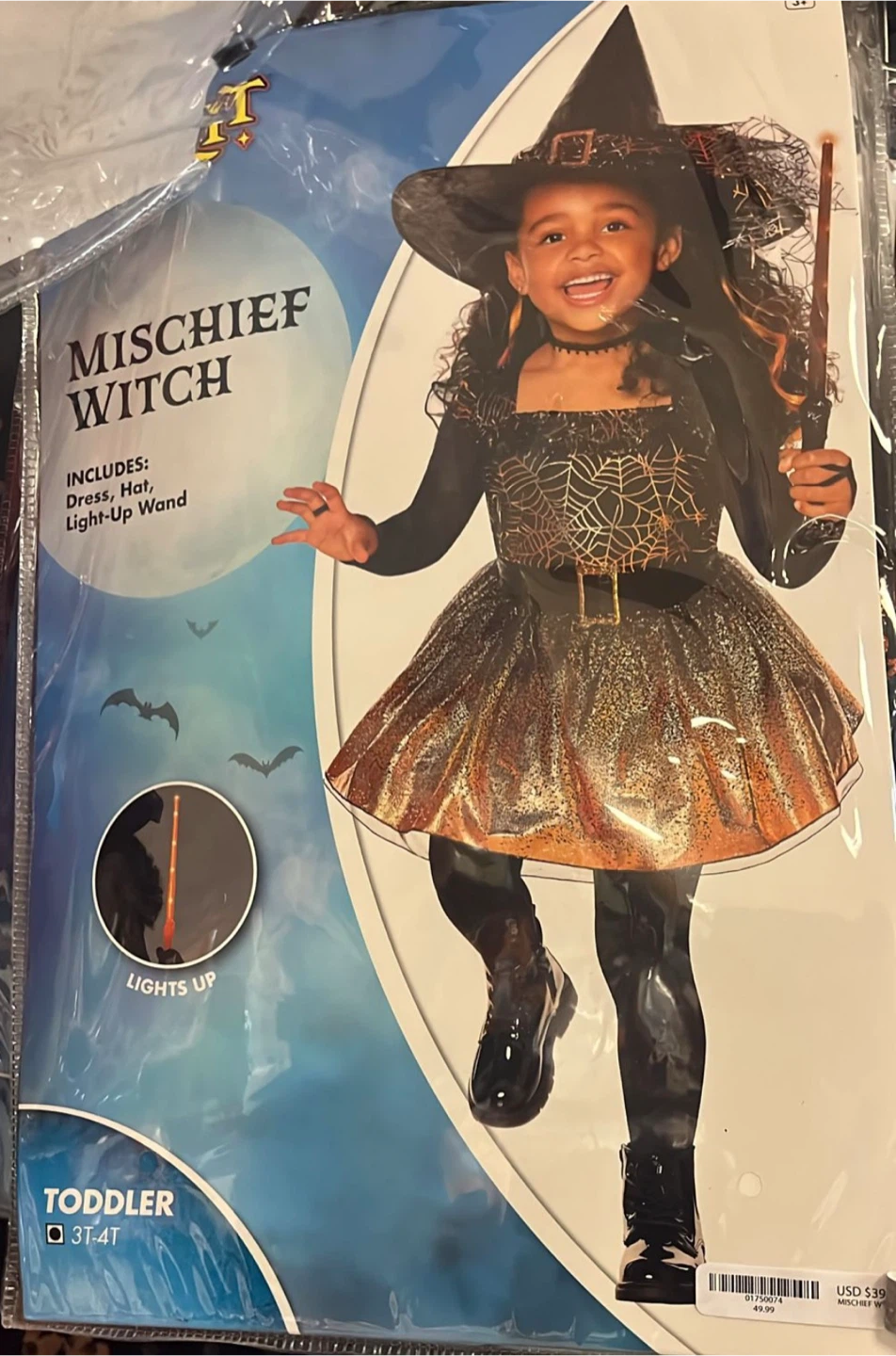 Mischief Witch Costume Toddler 3T-4T