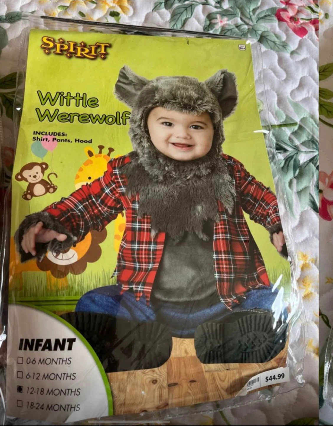 Spirit Wittle Werewolf Infant Costume