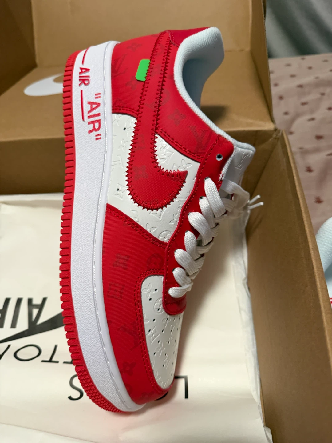 Nike x Louis Vuitton Air Force 1 Sneakers - photo 3