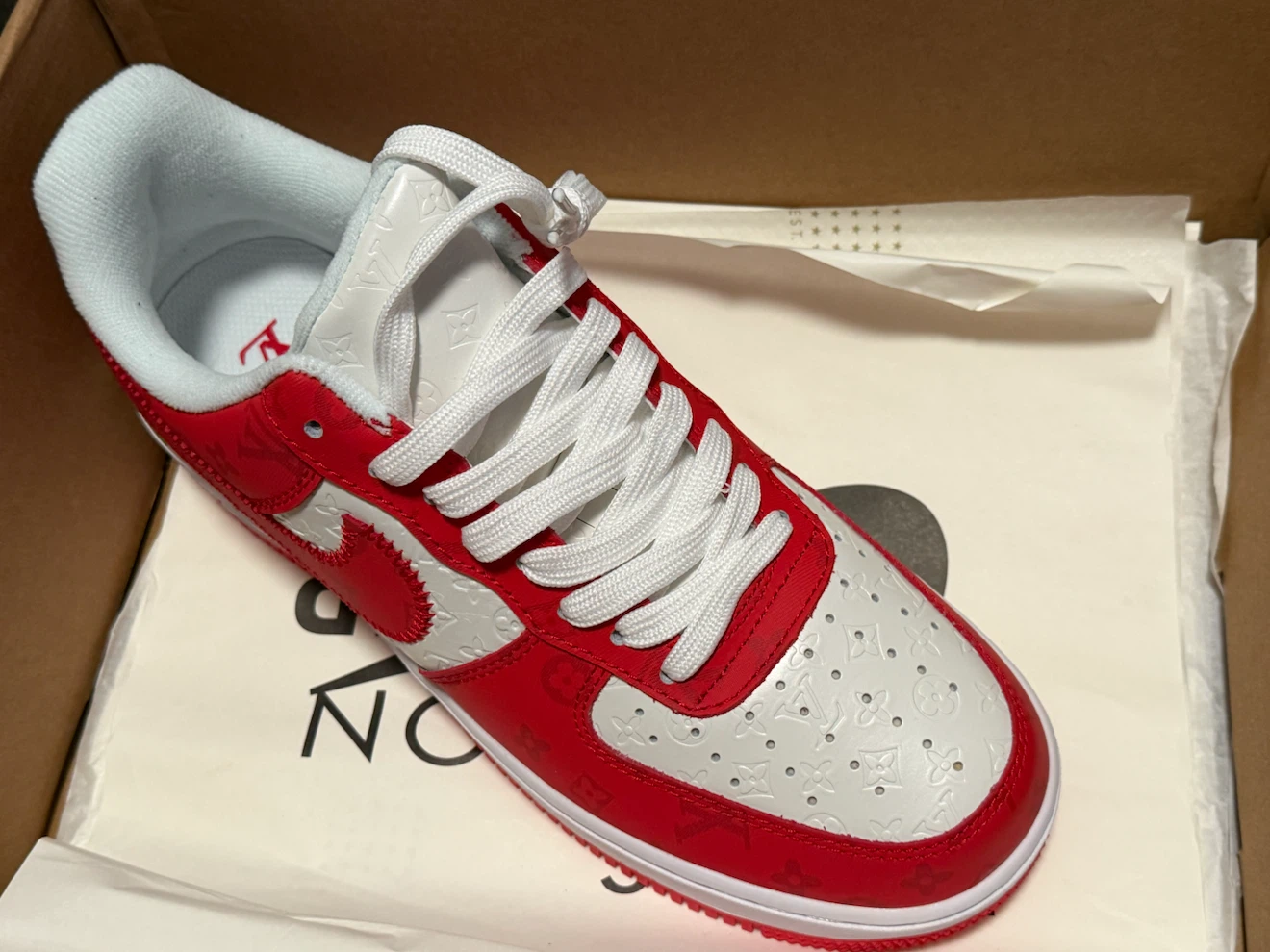 Nike x Louis Vuitton Air Force 1 Sneakers - photo 5