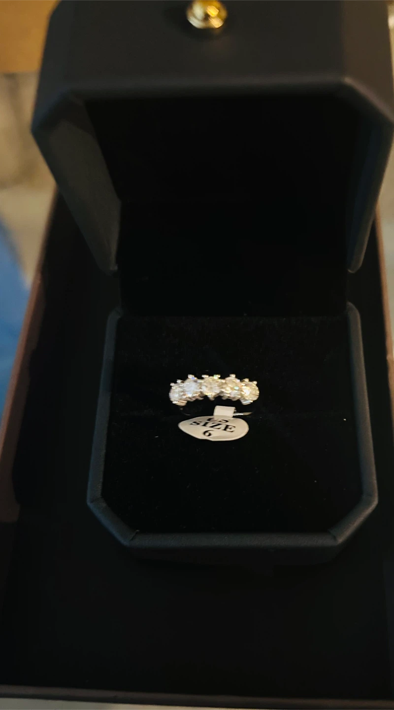 Brand New:Five Stone Diamond Ring Size 6