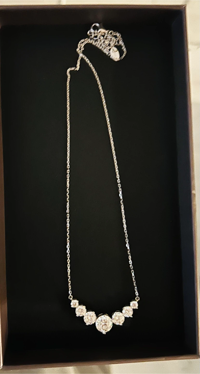 Brand New:-GRA Moissanite Necklace - photo 2