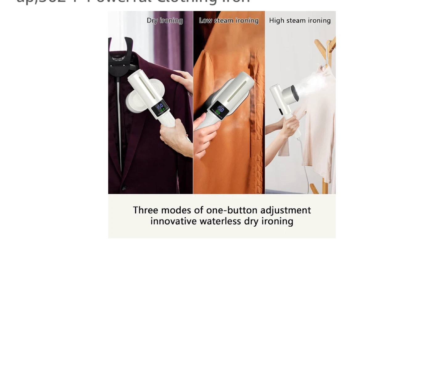 Enjoy Myself Portable Garment Steamer - photo 3