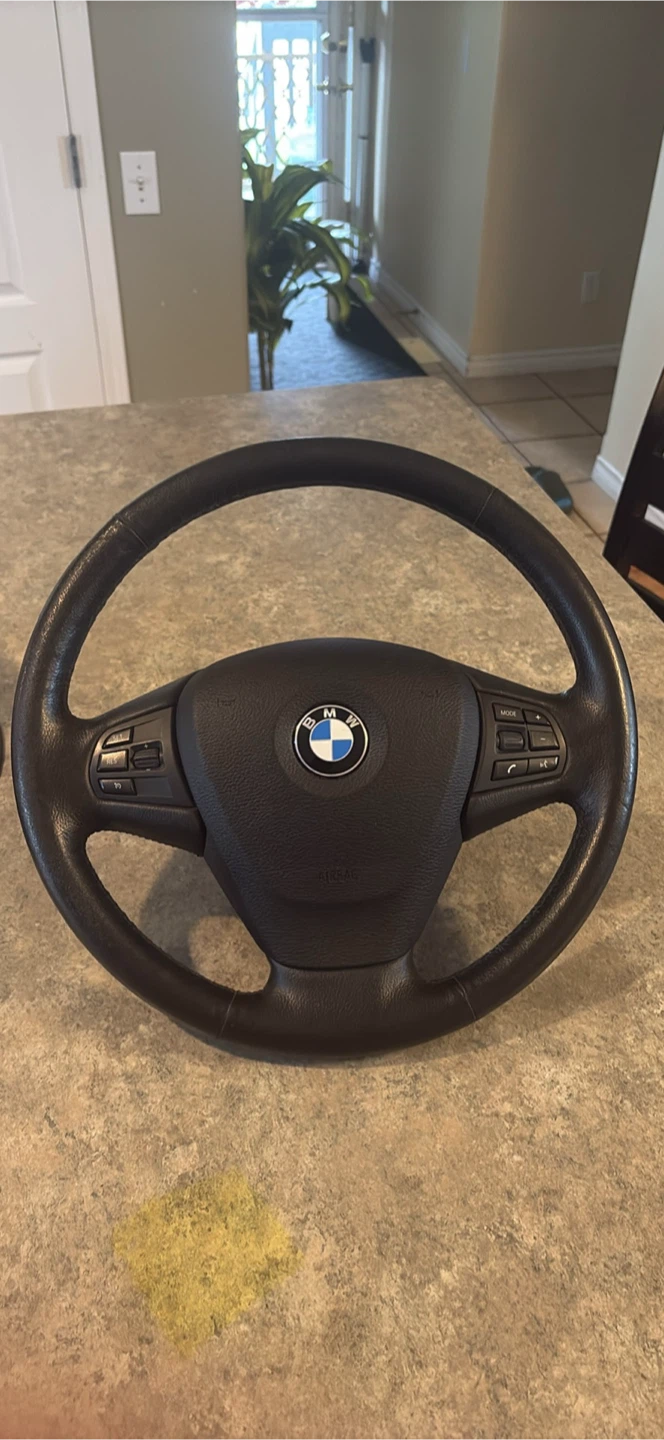 BMW F25 X3 OEM Multifunction Leather Steering Wheel