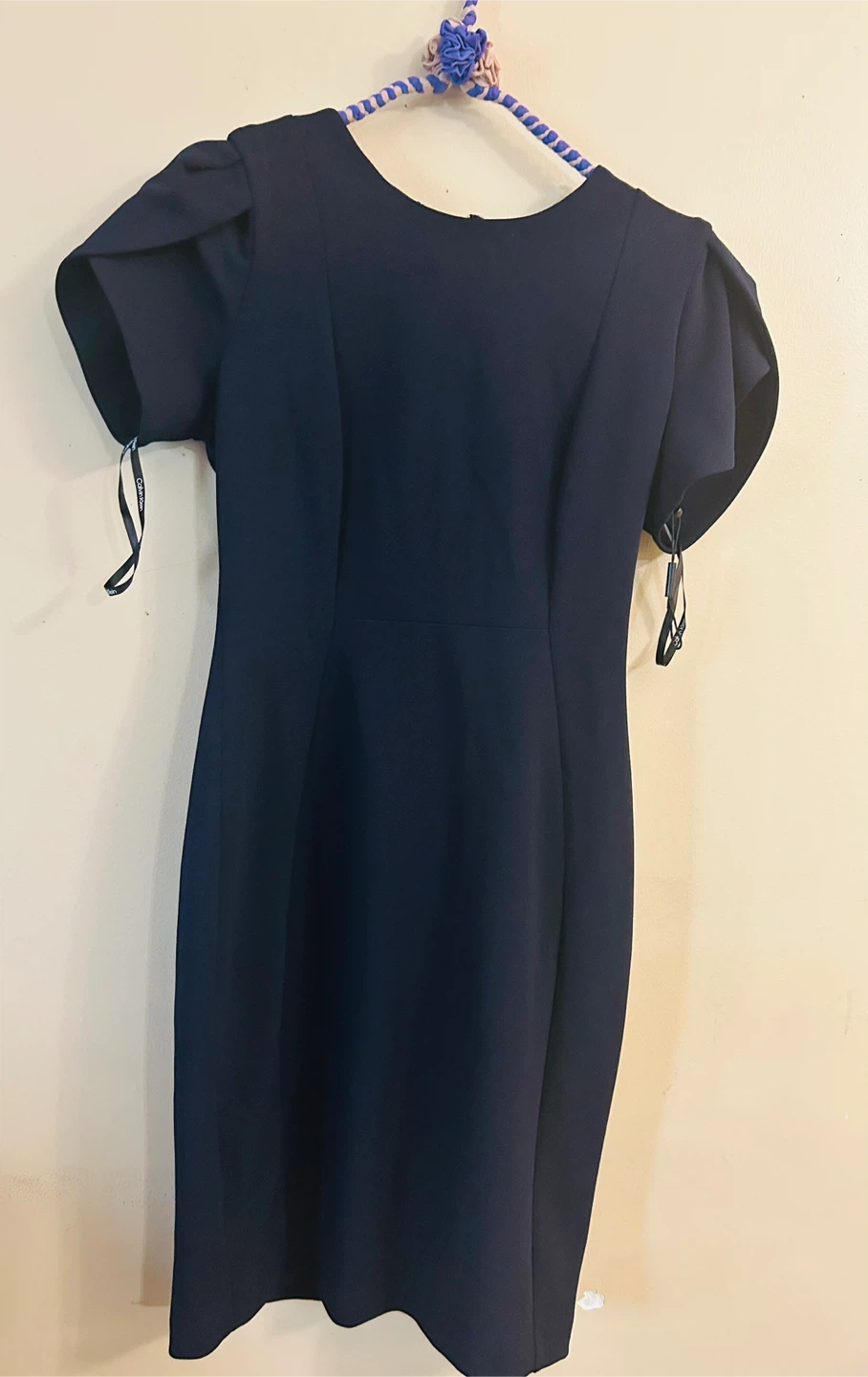 Calvin Klein Navy Dress Size 4P - photo 3