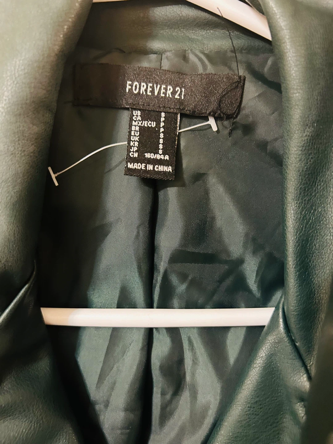 Two Forever 21 Faux Leather Moto Jackets - photo 4