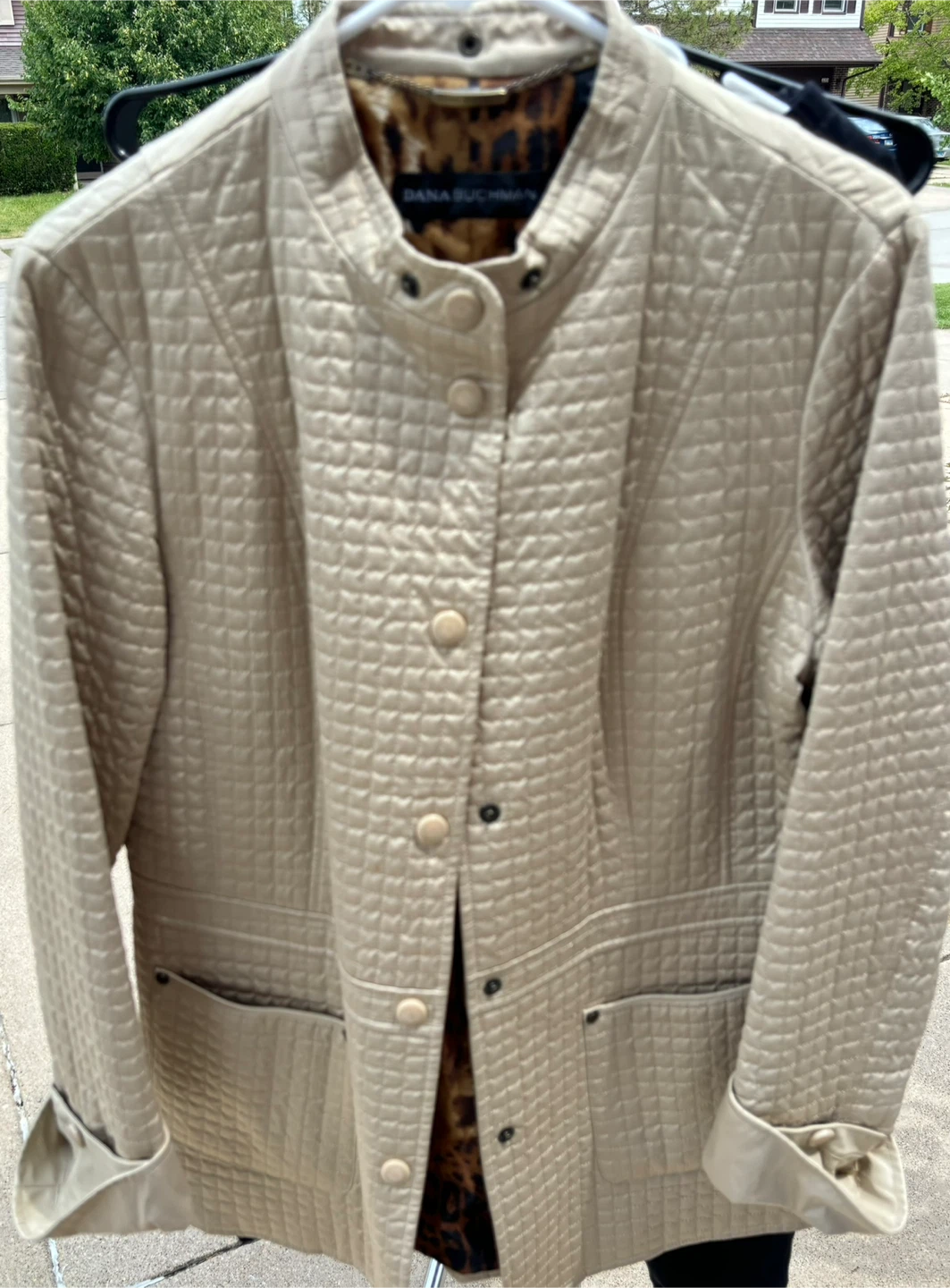 Dana Buchman Quilted Tan Jacket - photo 2
