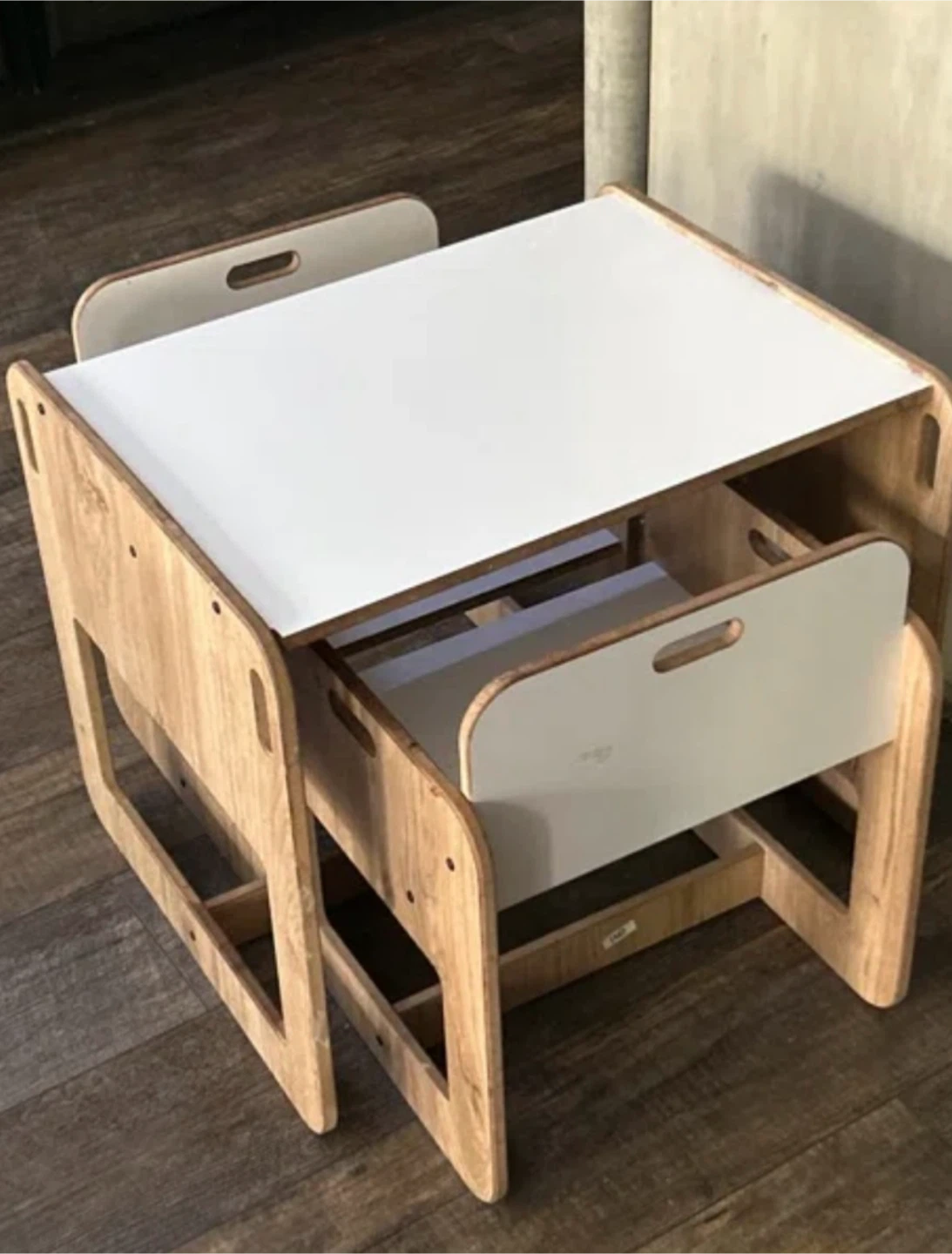 Kids Wooden Table and Chair Set