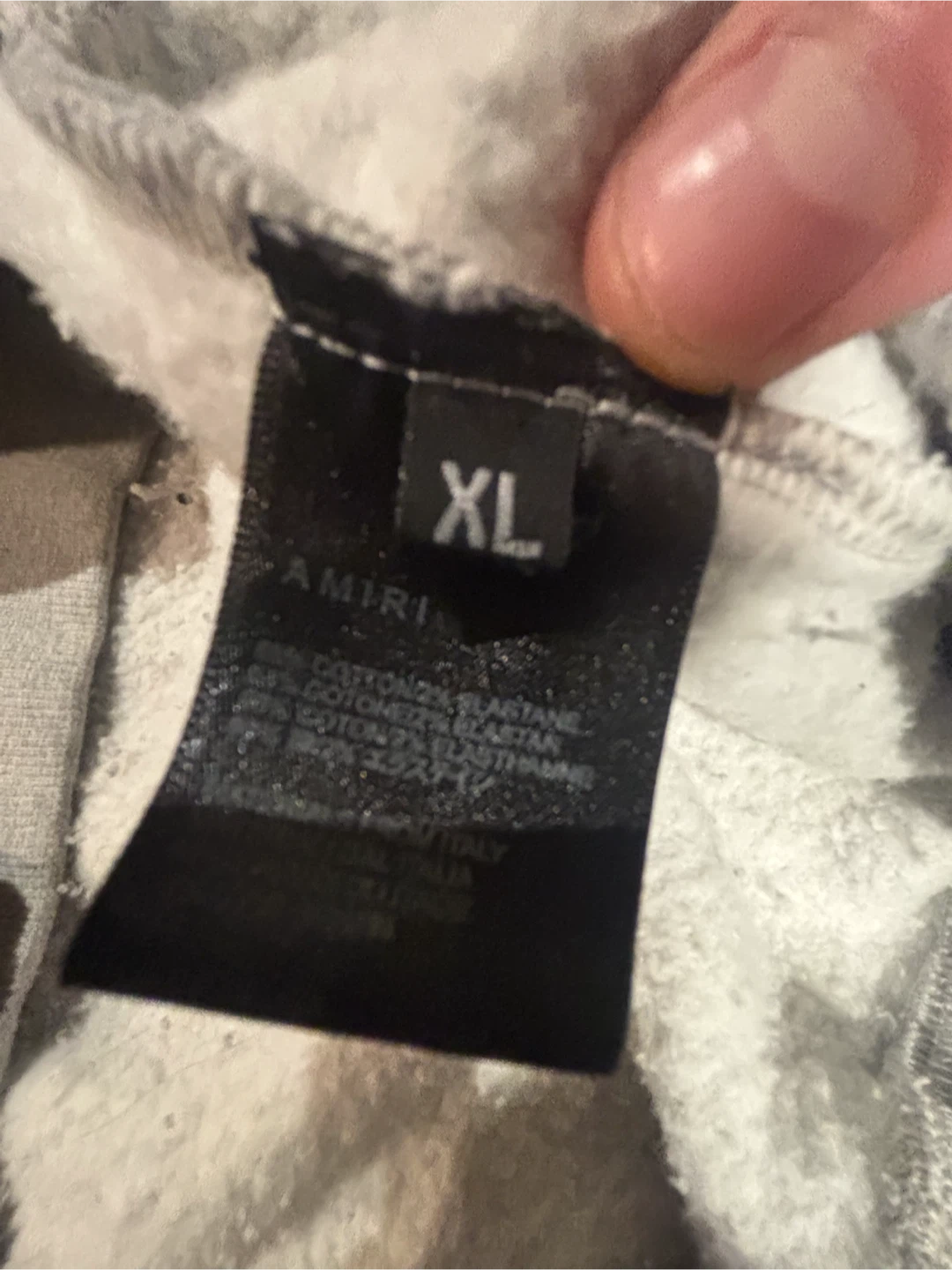 AMIRI Grey Hoodie with Rainbow Drip Logo - XL - photo 2