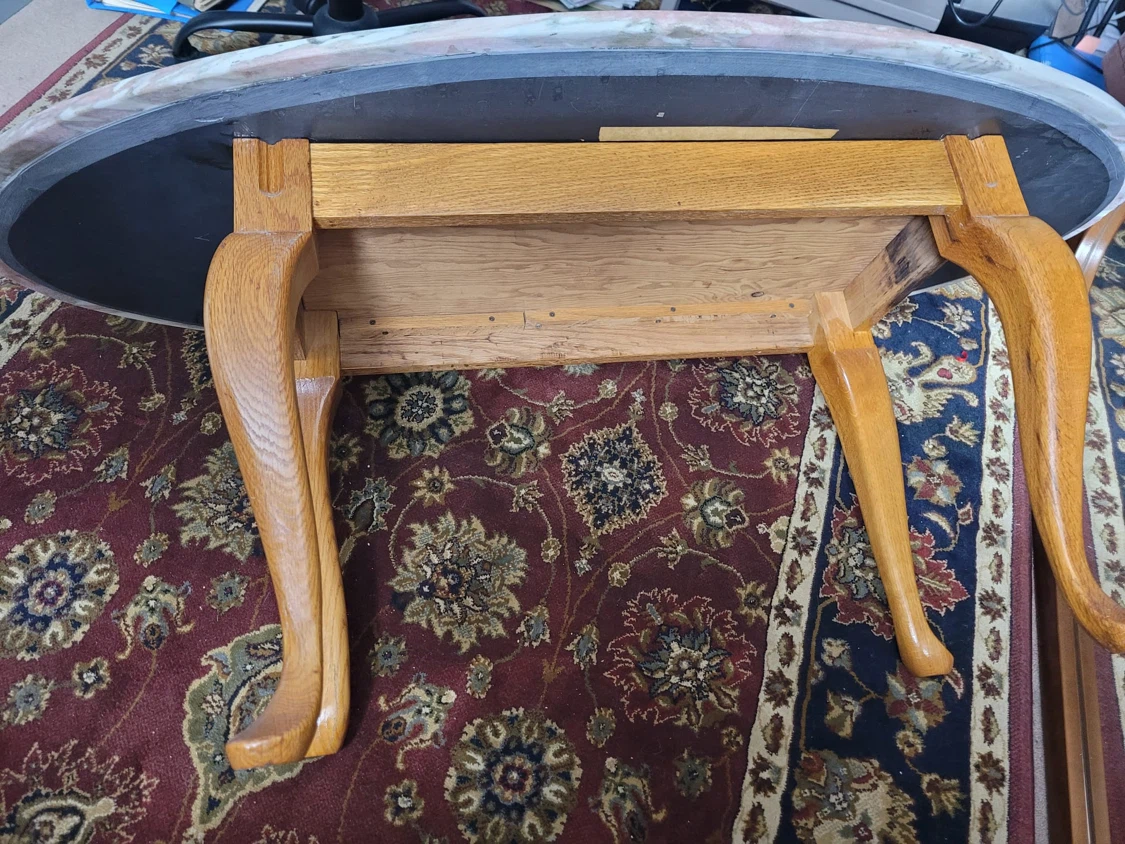 Marble Top Oval Dining Table - photo 2