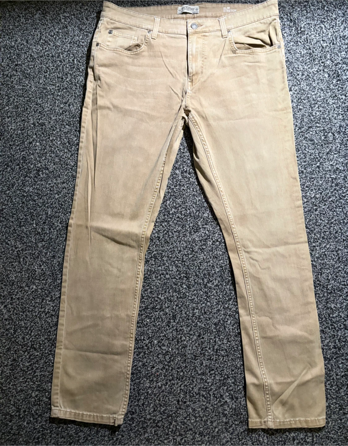 Brown slim fit jeans