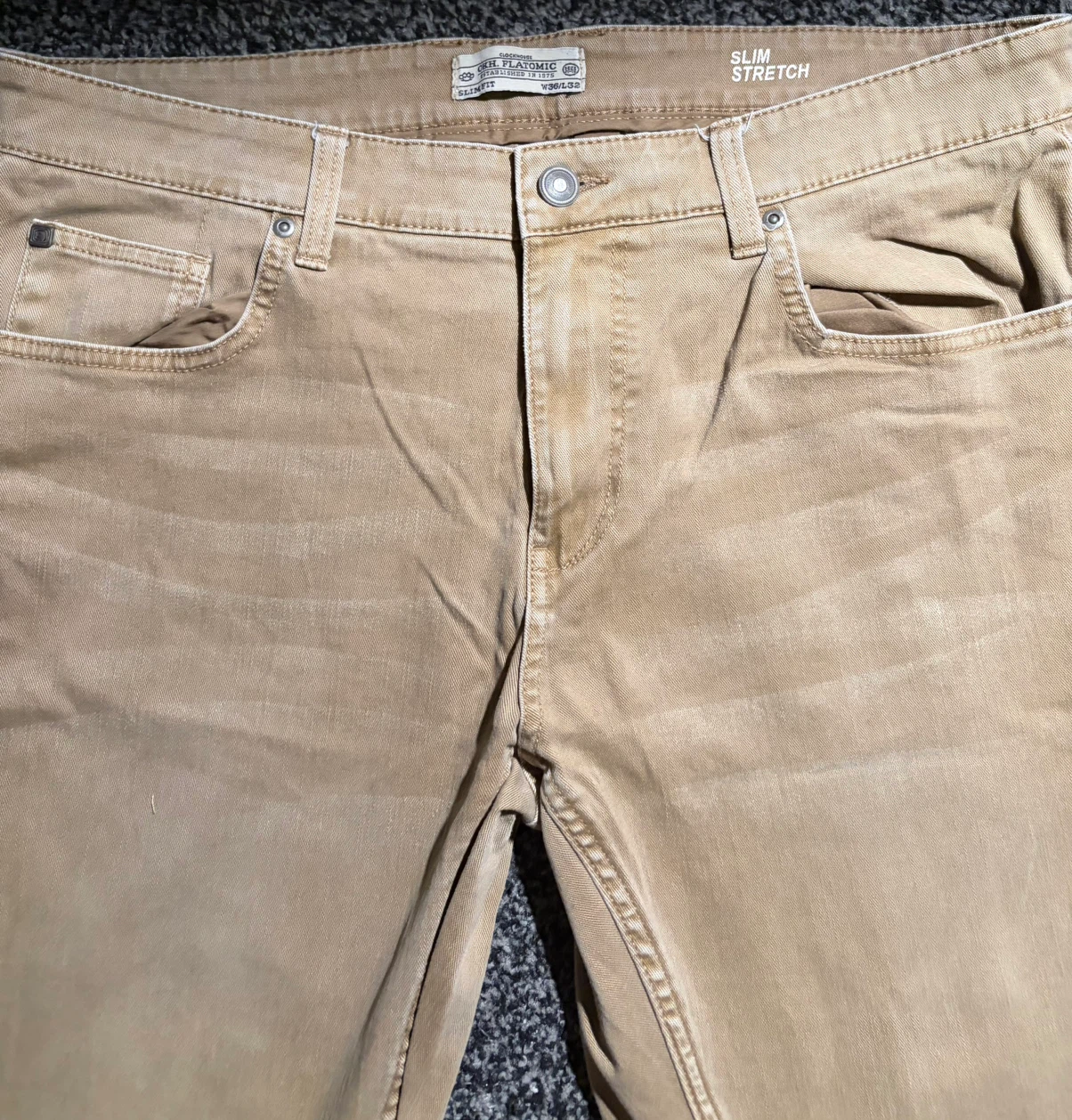 Brown slim fit jeans - photo 2