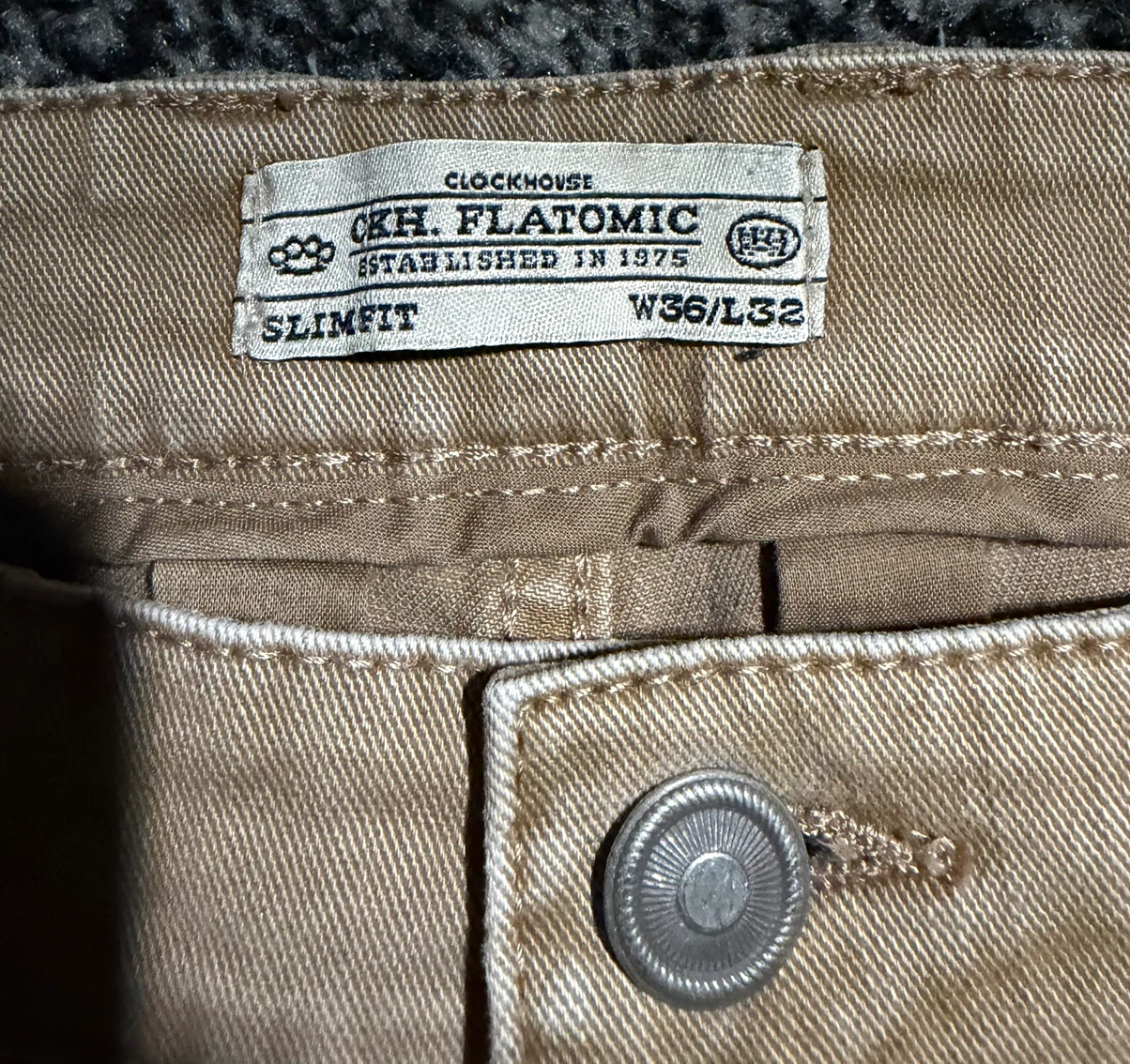 Brown slim fit jeans - photo 3