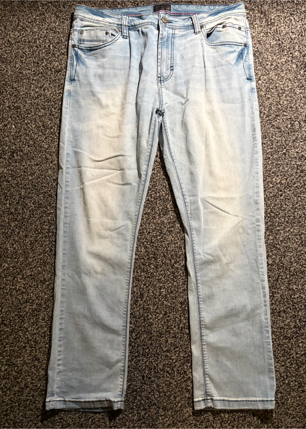 Light wash jeans